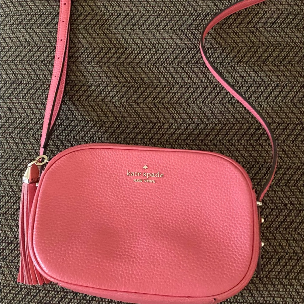 Kate Spade Kourtney Camera Crossbody Bag Pink Coral